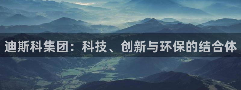 球盟会用的客服聊天是哪个软件：迪斯科集团：科技、创新与环保的